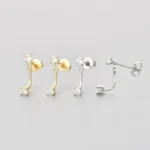 4PCS Fashion Zircon Round Hoop Earring Set Women Temperament Flower Ear Stud Huggie Earring Tragus Piercing Cartilage Jewelry - Image 5