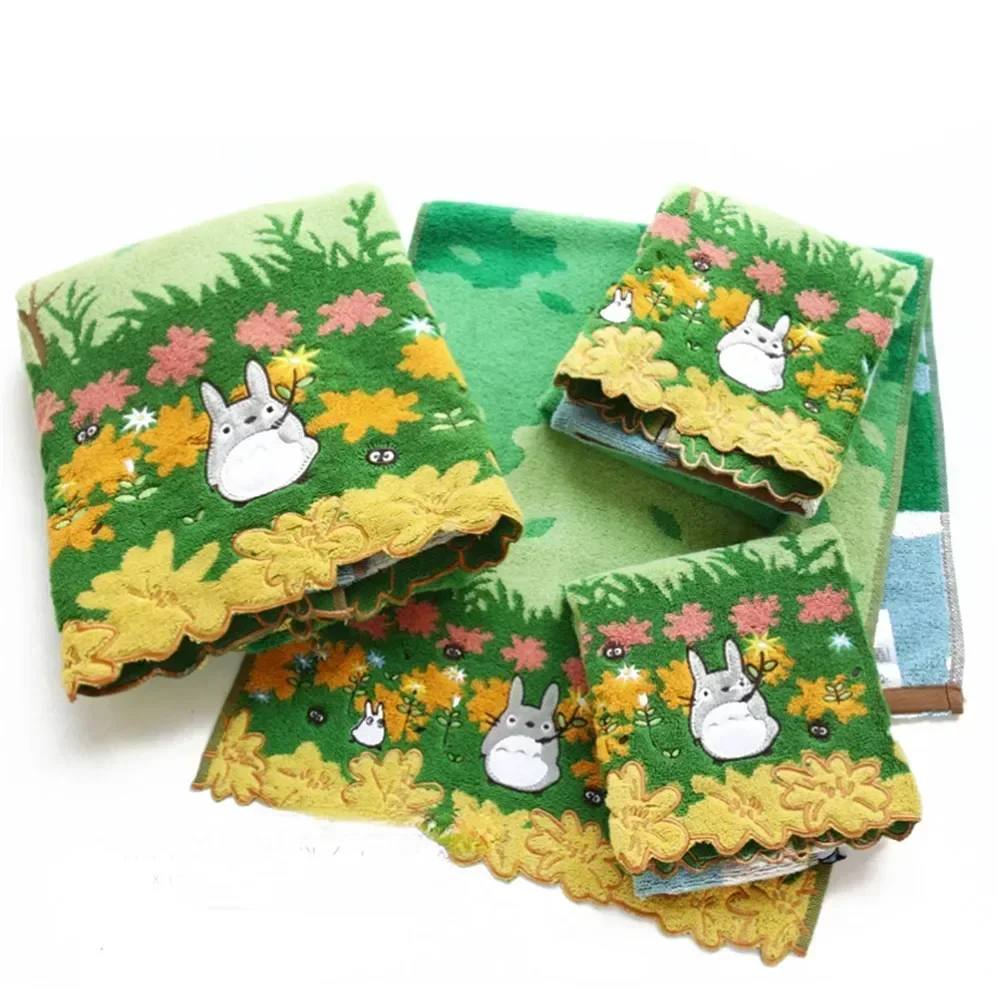 kf-S5f8f103579fe42e0ae0f0971767634d1h Cute 100% Cotton Embroidery Cartoon Towels Bathroom Hand Towel Batrh for Kids Adults Beach - Image 1