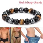 Natural Black Obsidian Hematite Tiger Eye Beads Bracelets Men for Magnetic Health Protection Women Soul Jewelry Pulsera Hombre - Image 3
