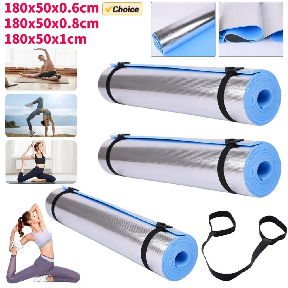 kf-S76b12a0ea0b745f1910a82520d3fbcc00 6/8/10MM Thick Yoga Mat Anti-skid Sports Fitness Mat EVA Comfort Foam Yoga Matt for Exercise Yoga and Pilates Gymnastics Mat - Image 1