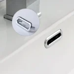 4Pcs Plastic Sink Hole Overflow Cover for Kitchen Bathroom Basin Trim Bath Drain Cap Sink Wash Basin Round Overflow Ring Plug - Image 3