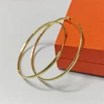 Senlissi 925 Sterling Silver Platinum Plated Hoop Earrings – 3mm, 70–90mm - Image 5