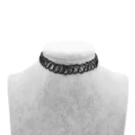 Vintage Elastic Braided Fish Thread Choker Gothic Black Choker 1pc Fashion Necklace for Punk Girl Women Gift - Image 3