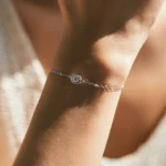 MODIAN 0.5CT Moissanite Bracelet 925 Sterling Silver Classic Link Chain Charms Bracelets For Women Luxury Wedding Jewelry - Image 2