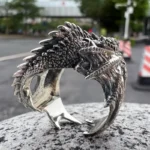 Dragon Rings Gothic Punk Style Pterosaur Wings Opening Adjustable Rings for Men Women Vintage Jewelry Accessories Gifts - Image 2