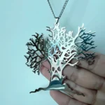 2025 Halloween Scary Tree Pendant Exquisite Stainless Steel Tree of Life Necklace Neck Chain Punk Hip Hop Funny Jewelry - Image 3