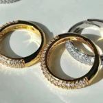 Fashion Full Cubic Zirconia 18K Gold Plated Rings for Women Waterproof PVD Stainless Steel Zircon Wedding Ring Charm Jewelry New - Image 5