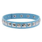 Women Punk PU Leather Square Rivets Choker Collar Necklace Hip Hop Female Girls Party Jewelry 2022 Neck Accessories - Image 3