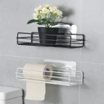 Bathroom Supplies Floating Wall Shelf Metal Organizer Cart Bathroom Shower Curtain Kitchen Storage Organizers Chest of Drawers - Image 3
