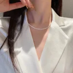 Popular Sparkling Necklace For Women Clavicle Chain Choker Fashion Jewelry Wedding Party Birthday Gift - Image 5