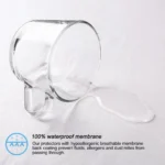 Mattress Cover Cotton Terry Cloth Waterproof Mattress Protector Deep Pocket Sheet Protector Washable & Anti Mites - Image 3