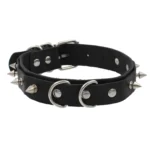 Woman Black Punk Choker Collar Necklace Sexy PU Leather Heart Lock Key Spike Chocker Gothic Cosplay Accessories Party Jewelry - Image 3
