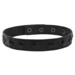Women Punk PU Leather Square Rivets Choker Collar Necklace Hip Hop Female Girls Party Jewelry 2022 Neck Accessories - Image 5