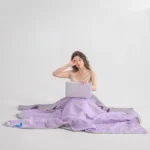 Summer Cool Ice Silk Washable Soft Blanket With Solid Color Printing Suitable Bedroom Air Conditioning Cool Thin Comforter Quilt - Image 3