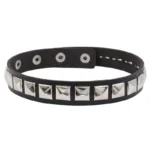 Women Punk PU Leather Square Rivets Choker Collar Necklace Hip Hop Female Girls Party Jewelry 2022 Neck Accessories