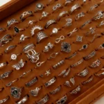 10/20/30/50/100Pieces Vintage Bohemia Flowers Rings Set For Women Mix Style Personality Fashion Hollow Jewelry Party Gifts - Image 6
