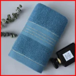 All-cotton Class A Thickened Absorbent Jacquard Polyester-cotton Skin-friendly Face Towel Bath Pure Cotton Towel Adult Towel - Image 2