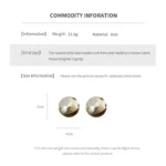 Punk Smooth Large Round Semicircle Exaggerated Metal Stud Earrings for Women Classic Gold Color Geometric Earring Ear Jewelry - Image 6