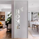 HOME Home Logo 3D Mirror Wall Sticker, Entrance Decoration, Home Decoration - Image 2