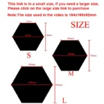 6/12pc Hexagon Mirror Wall Stickers 3D DIY Acrylic Mirror Sticker Self Adhesive Decals Removable Living Room Bathroom Home Decor - Image 6